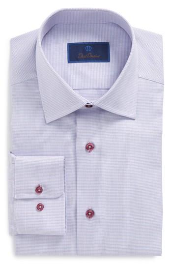 Men's David Donahue Regular Fit Solid Dress Shirt .5 - 32/33 - Pink