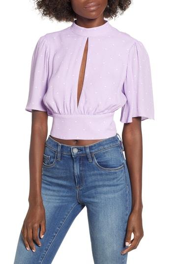 Women's Afrm Bauer Top - Purple