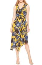 Women's Parker Sleeveless Floral Print Midi Dress - Yellow