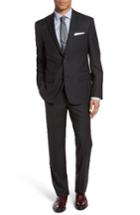 Men's Nordstrom Men's Shop Trim Fit Check Wool Suit