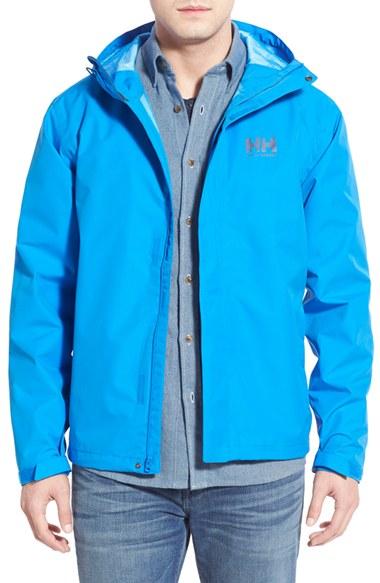 Men's Helly Hansen 'seven J' Waterproof & Windproof Jacket - Blue