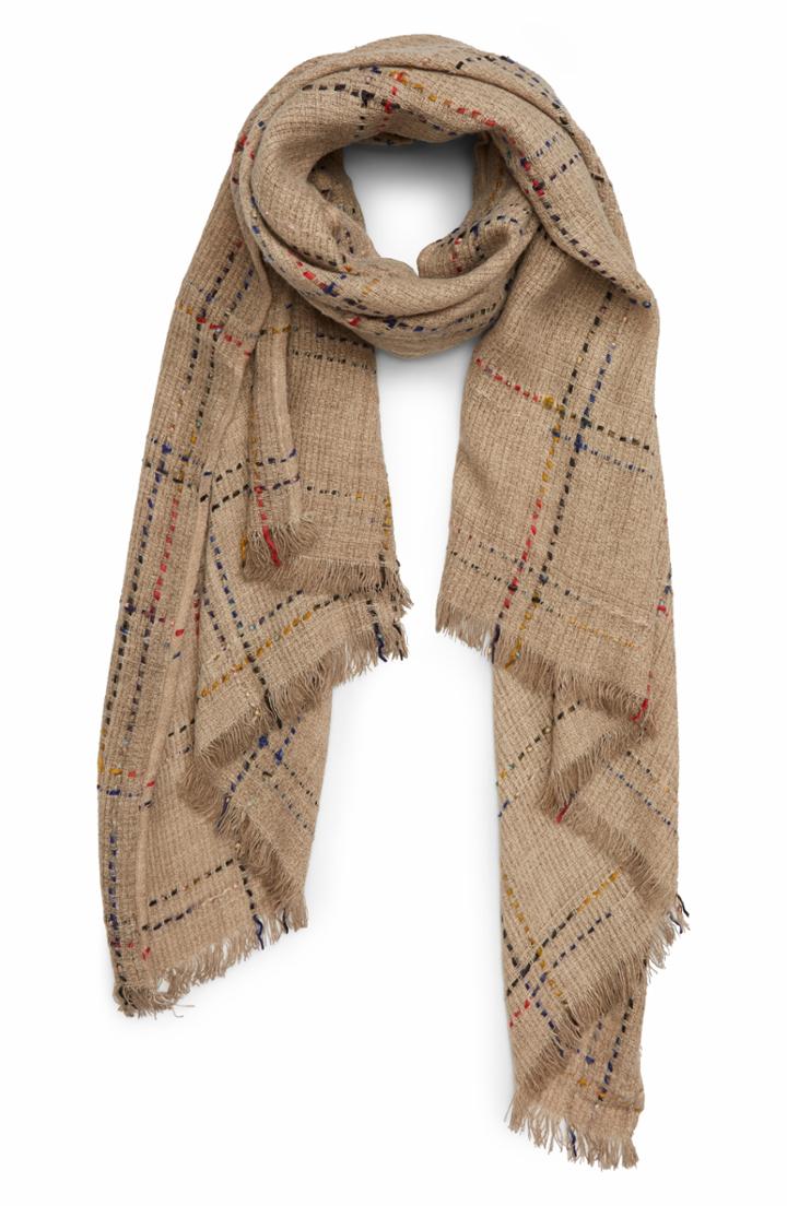 Women's Bp. Multicolor Grid Scarf