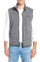 Men's Patagonia 'better Sweater' Zip Front Vest, Size - Grey