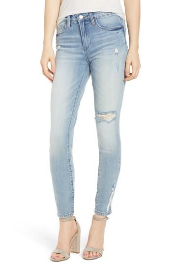 Women's Blanknyc The Bond Distressed Skinny Jeans - Blue