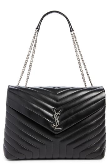 Saint Laurent Large Loulou Matelasse Leather Shoulder Bag -
