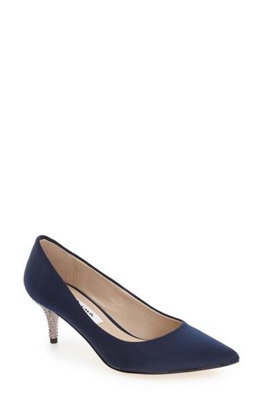 Women's Nina 'teressa' Crystal Heel Pump M - Blue