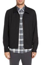 Men's Theory Stretch Wool Zip Front Jacket - Black