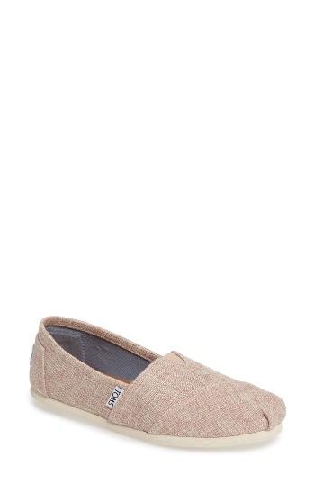 Women's Toms Twill Alpargata Slip-on .5 M - Pink