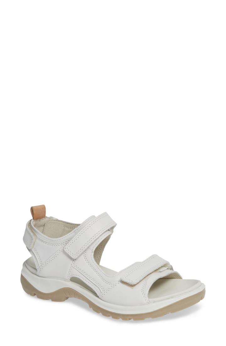 Women's Ecco Premium Offroad Sandal -7.5us / 38eu - White