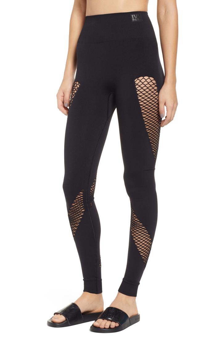 Women's Ivy Park Mesh Spiral Leggings