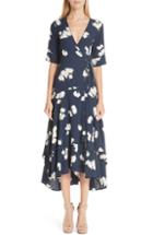 Women's Sea Gemma Contrast Binding Midi Dress - Pink