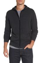 Men's Nordstrom Men's Shop Zip Front Hooded Sweater