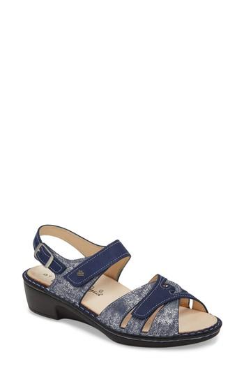 Women's Finn Comfort Buka Sandal .5 M - Blue