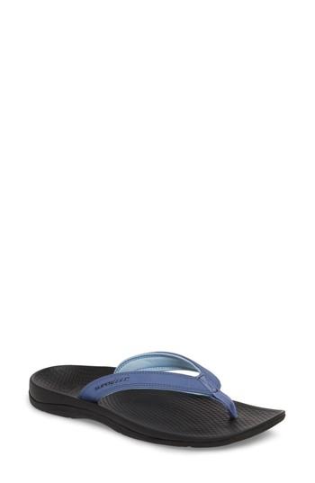Women's Superfeet Outside 2.0 Flip Flop M - Blue