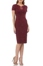 Women's Js Collections Lace Cocktail Dress - Red