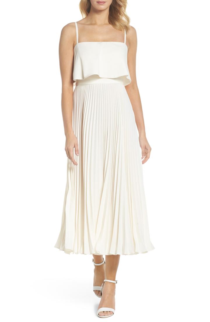 Women's Jill Jill Stuart Pleated Midi Dress