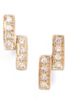 Women's Dana Rebecca Designs Sylvie Rose Double Bar Diamond Earrings