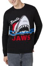 Men's Topman Santa Jaws Sweater - Black