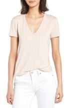 Women's All In Favor Rib Knit Tee - Pink