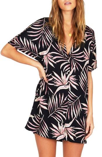 Women's Amuse Society Bird In Paradise Shirtdress - Black