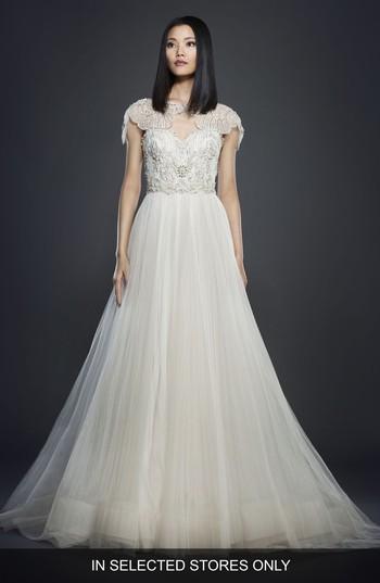 Women's Lazaro Embellished Bodice Ballgown