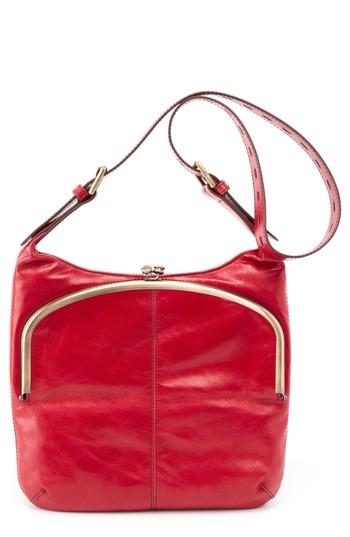 Hobo Minette Leather Shoulder Bag - Red