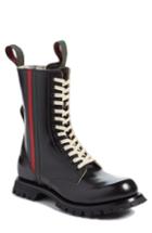 Men's Gucci Arley Web Boot, Size 7us / 6uk - Black