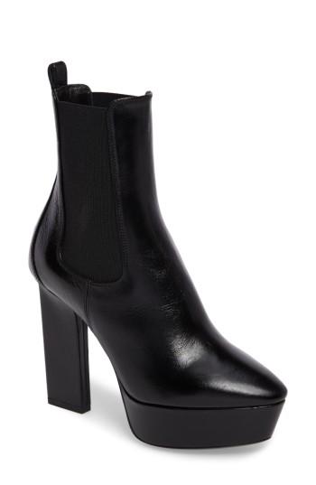 Women's Saint Laurent Vika Platform Bootie Us / 39eu - Black