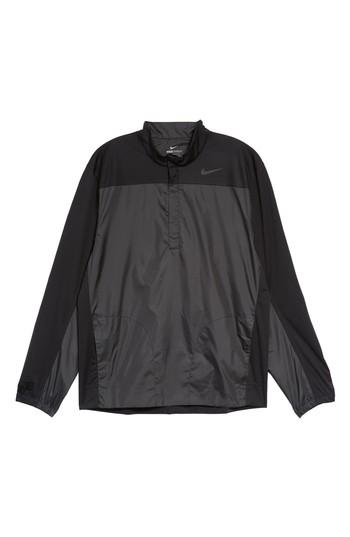 Men's Nike Shield Full Zip Golf Jacket, Size - Black