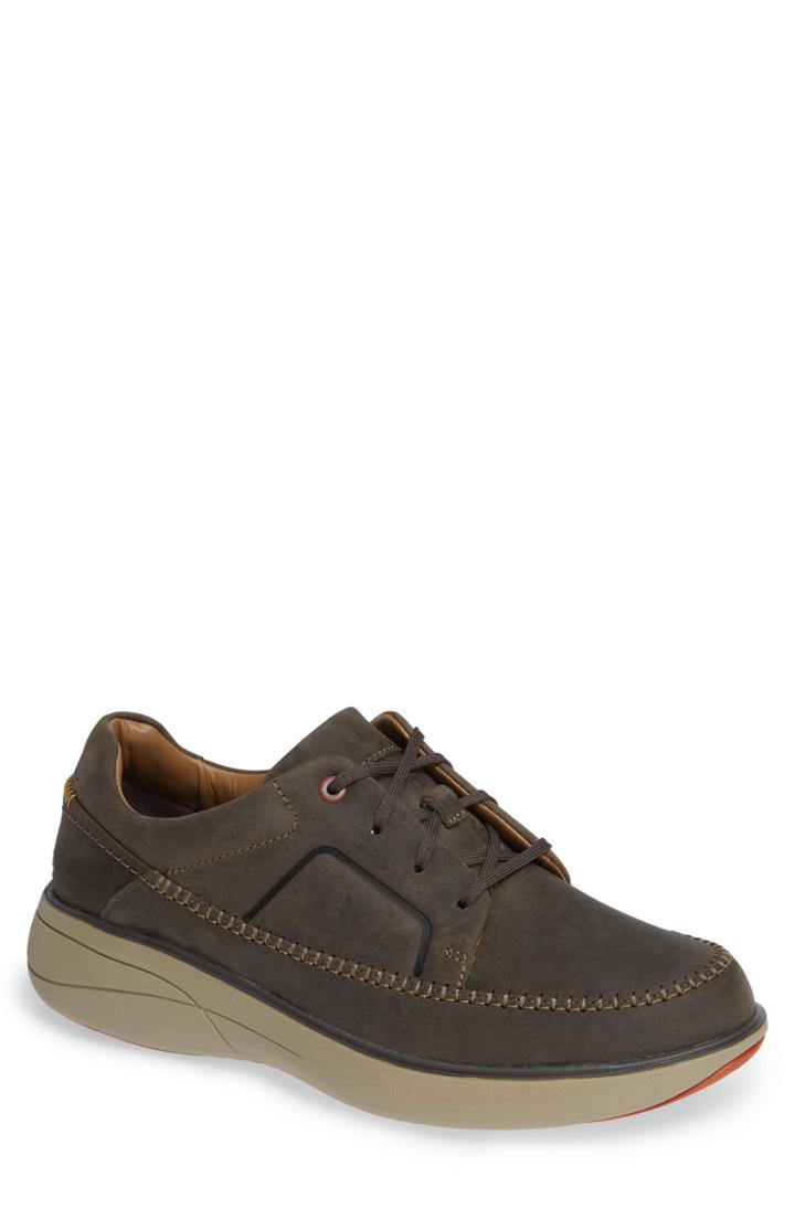 Men's Clarks Un Rise Lace Moc Toe Derby M - Grey