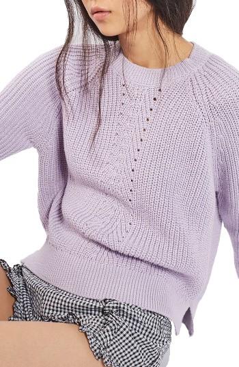 Women's Topshop Boxy Ribbed Sweater