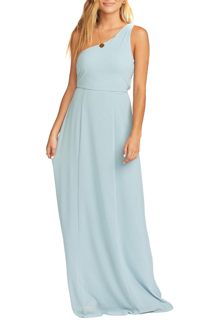 Women's 1901 Tie Waist Tweed Midi Dress (similar To 14w) - Blue