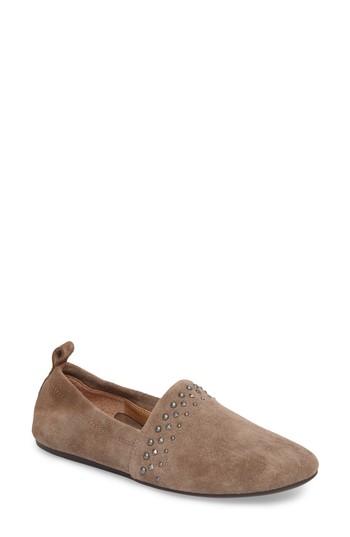 Women's Lucky Brand Baako Studded Flat M - Beige