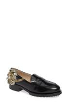 Women's N?21 Palm Tree Embellished Loafer .5us / 39.5eu - Black