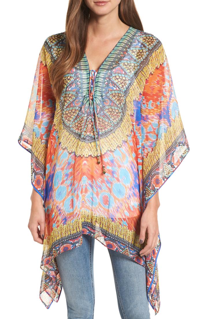 Women's Asa Kaftans Hamptons Short Kaftan