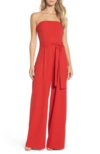 Women's Chelsea28 Strapless Jumpsuit - Red