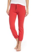Women's David Lerner Loung Sweatpants - Red