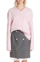 Women's Akris Punto Anemone Jacquard Wool & Cashmere Sweater