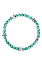 Men's King Baby Turquoise Bead Bracelet