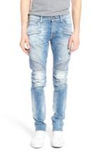 Men's Hudson Jeans Blinder Skinny Fit Moto Jeans - Blue