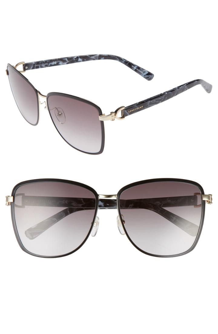 Women's Longchamp 58mm Metal Sunglasses -
