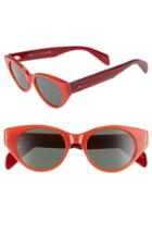 Women's Rag & Bone 49mm Cat Eye Sunglasses - Red