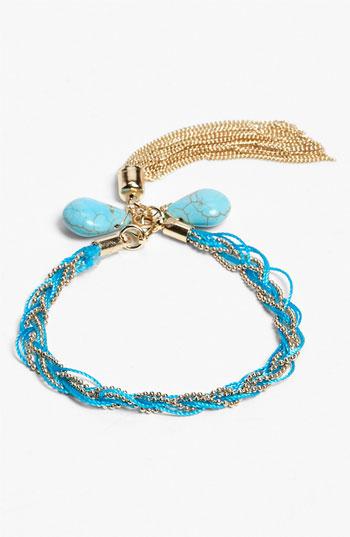 Stephan & Co. Tassel Braid Bracelet