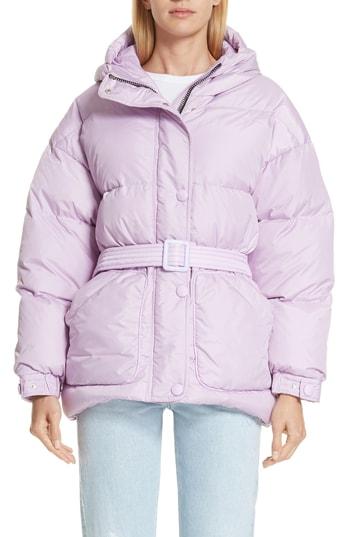 Women's Ienki Ienki Michelin Hooded Down Puffer Coat - Purple
