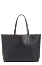 Burberry Medium Lavenby Reversible Calfskin Leather Tote -