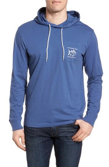 Men's Southern Tide Diamond Logo Hoodie - Blue