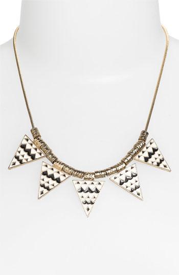 Stephan & Co. 'aztec Triangle' Statement Necklace