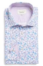 Men's Ted Baker London Leone Trim Fit Floral Dress Shirt