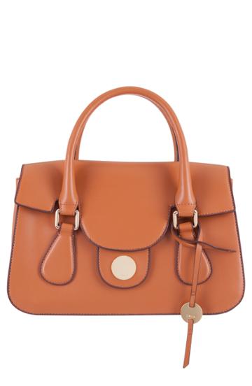 Lodis Los Angeles Rodeo Under Lock & Key - Kesha Rfid Leather Satchel - Brown