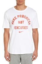 Men's Nike Dry No Excuses Training T-shirt, Size - White